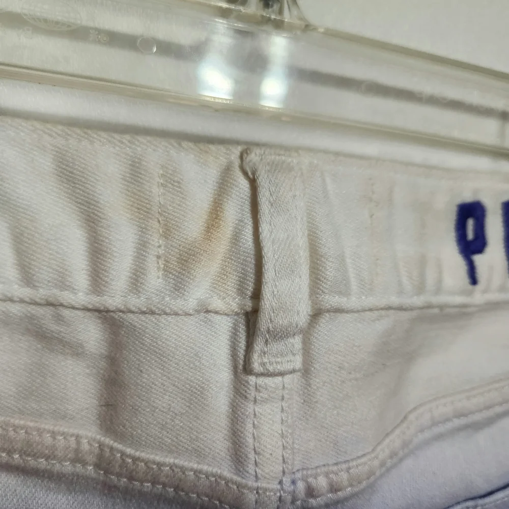 PINK Victoria's Secret | NWT Ombre Cheeky Cut Off Denim Shorts White Pur…